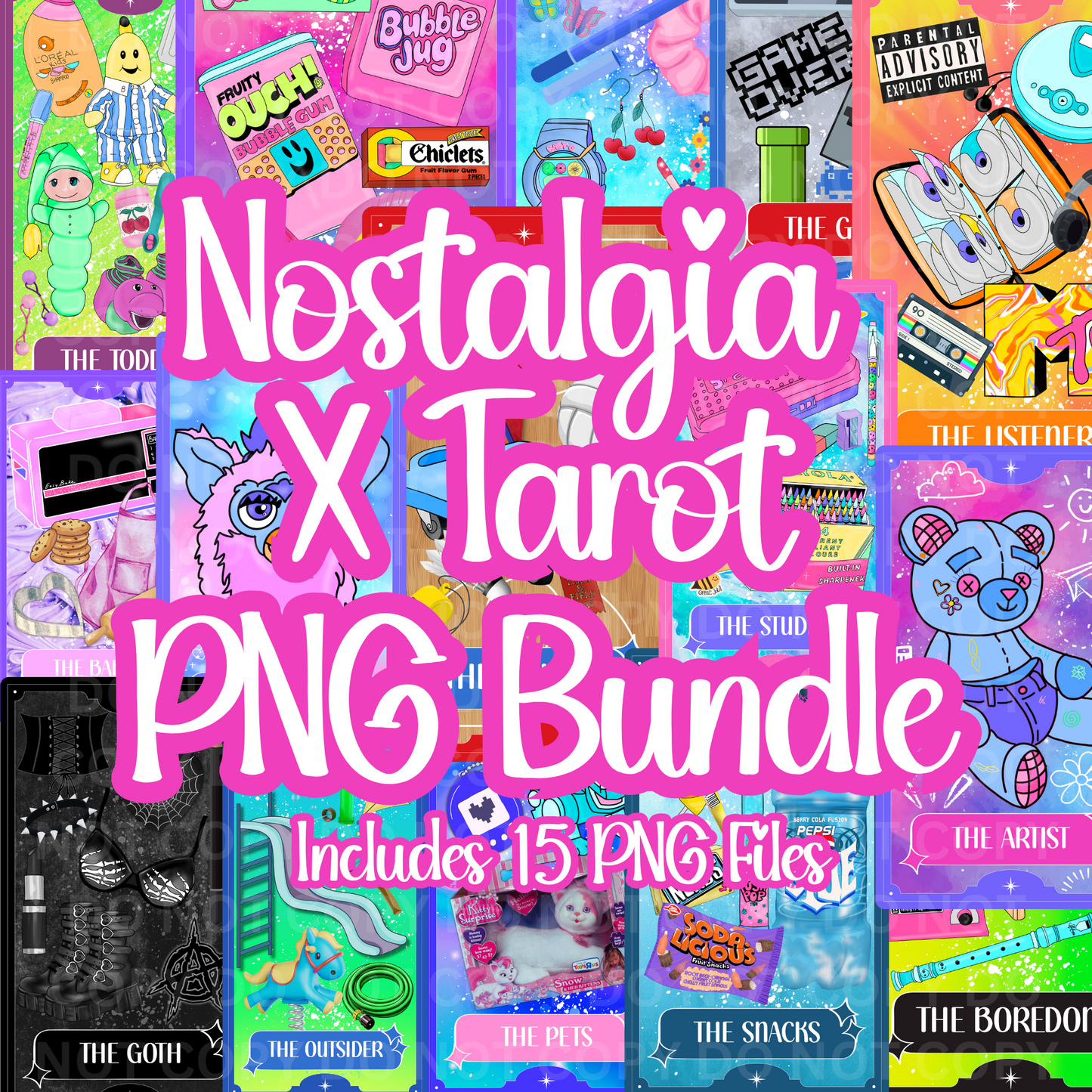 Nostalgia X Tarot- PNG's