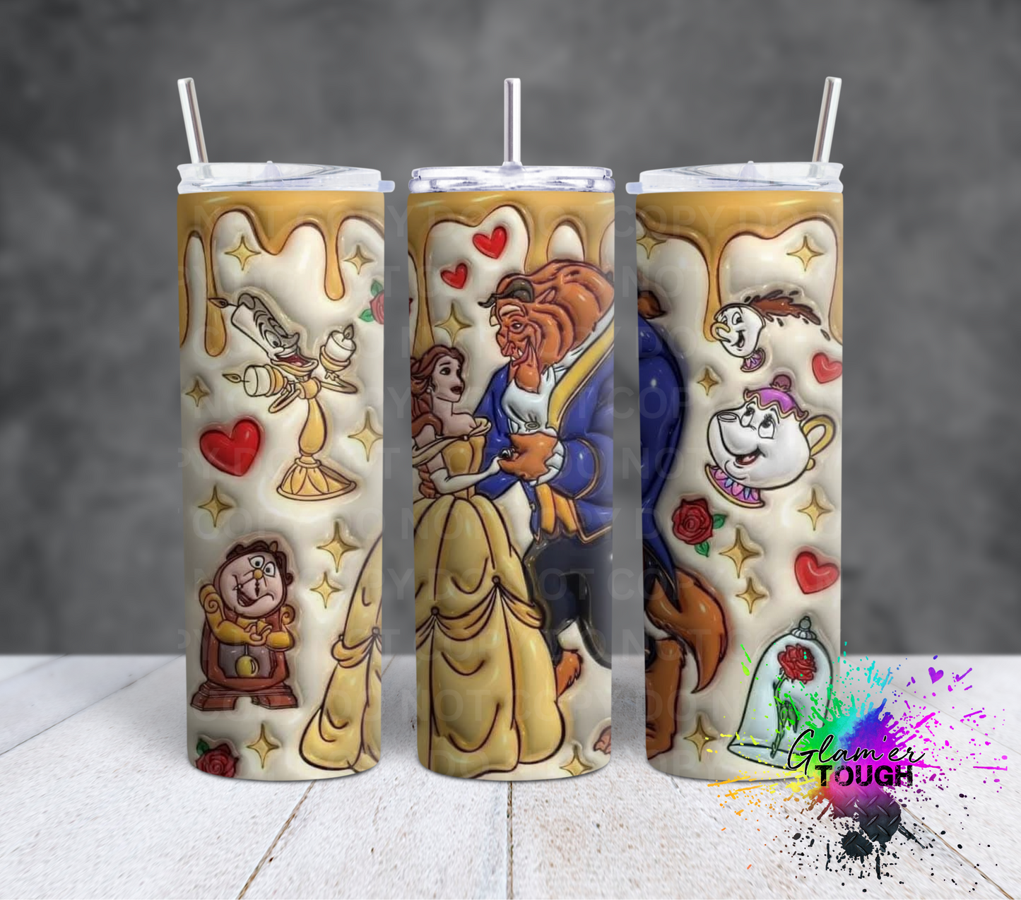 3D Drip Princess- 20oz Tumbler