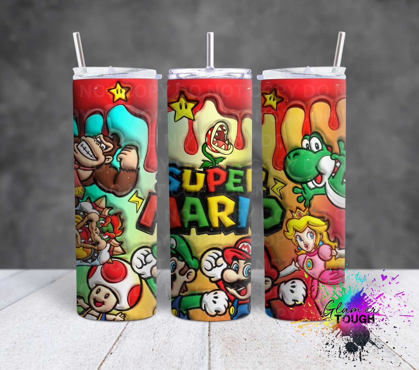 Drippy 3D Super M- 20oz Tumbler