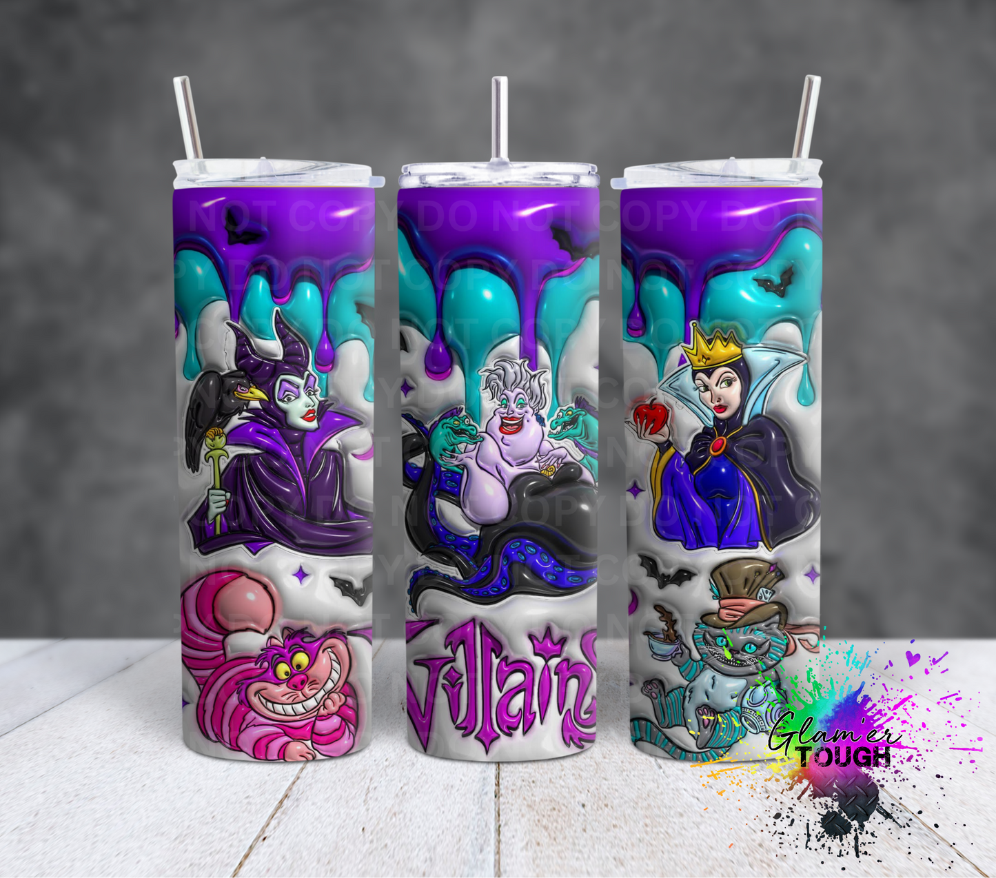3d Villains- 20oz Tumbler