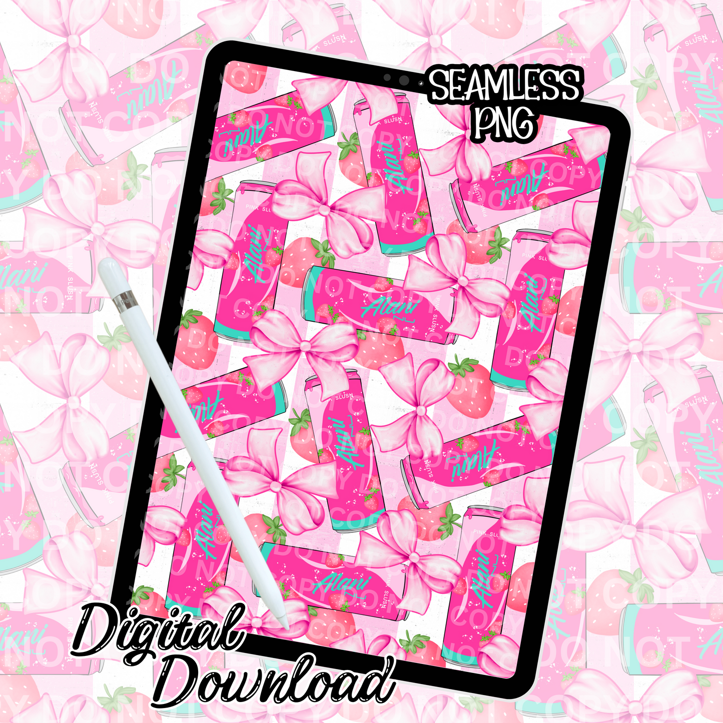 Pink Slush- Seamless Design