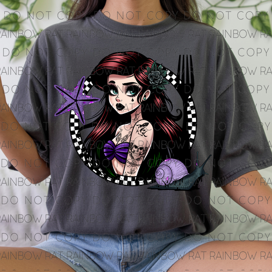 Goth Mermaid- PNG Single