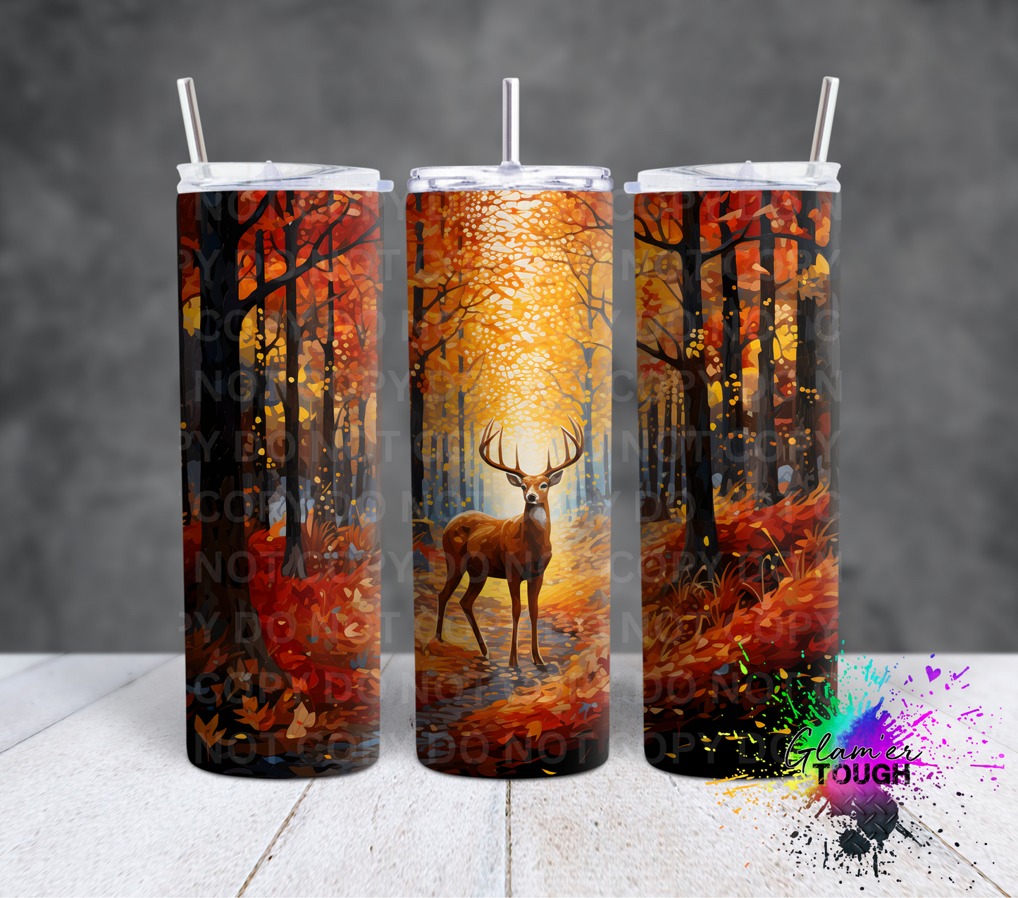 Autumn Buck- 20oz Tumbler