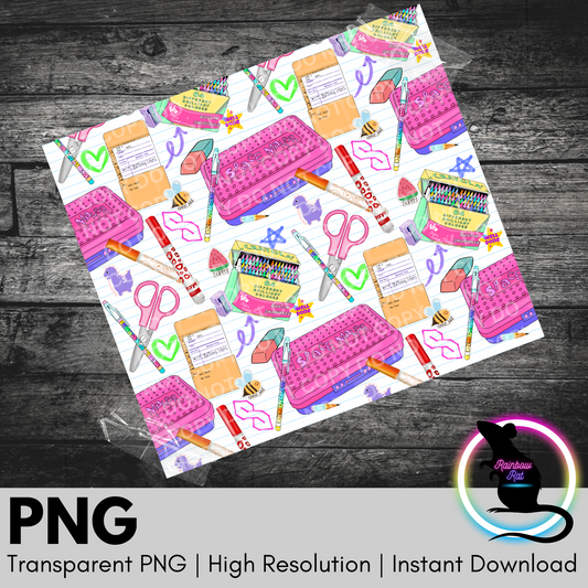 Back 2 School- 20oz Tumbler Wrap