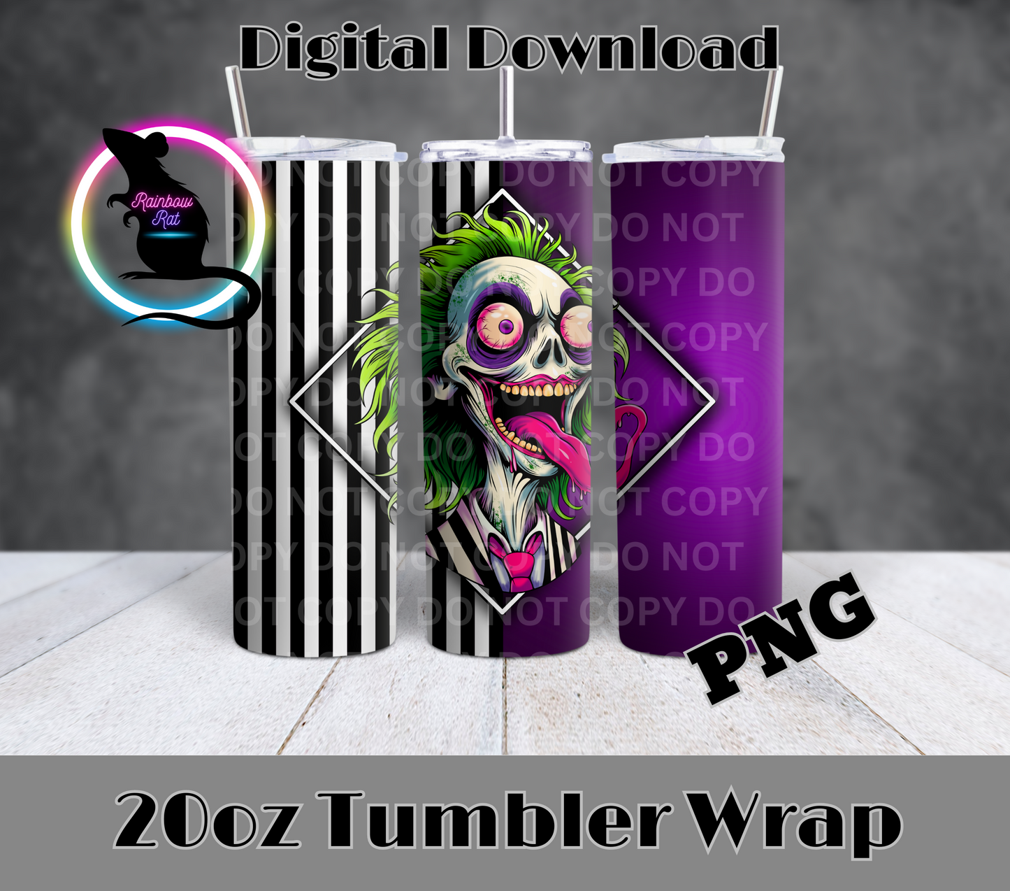 Crazy Juice- 20oz Tumbler Wrap