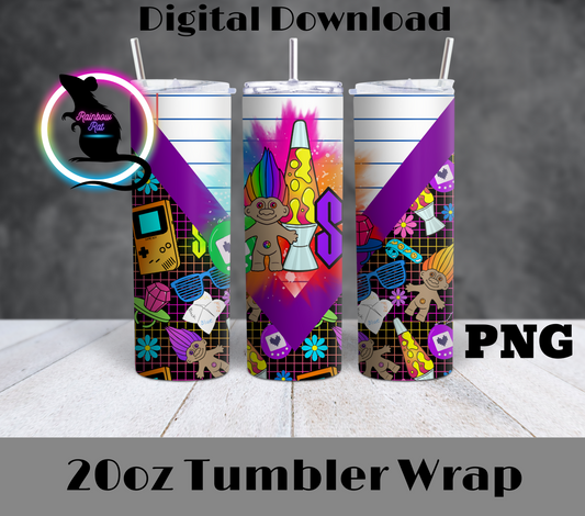 Nostalgia- 20oz Tumbler Wrap