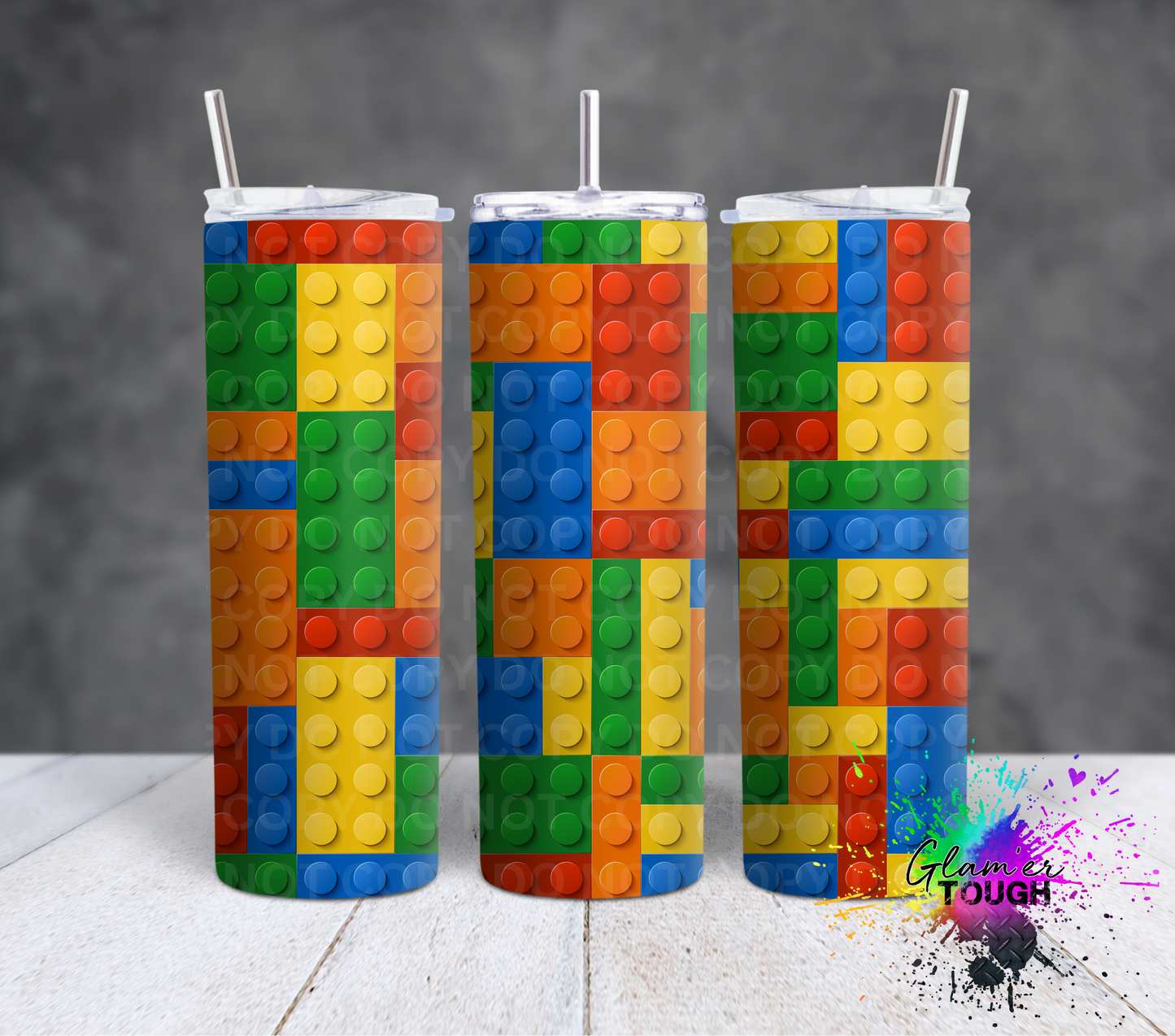 Blocks- 20oz Tumbler