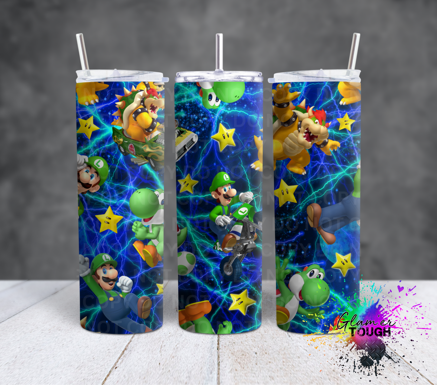 Blue Gamer- 20oz Tumbler