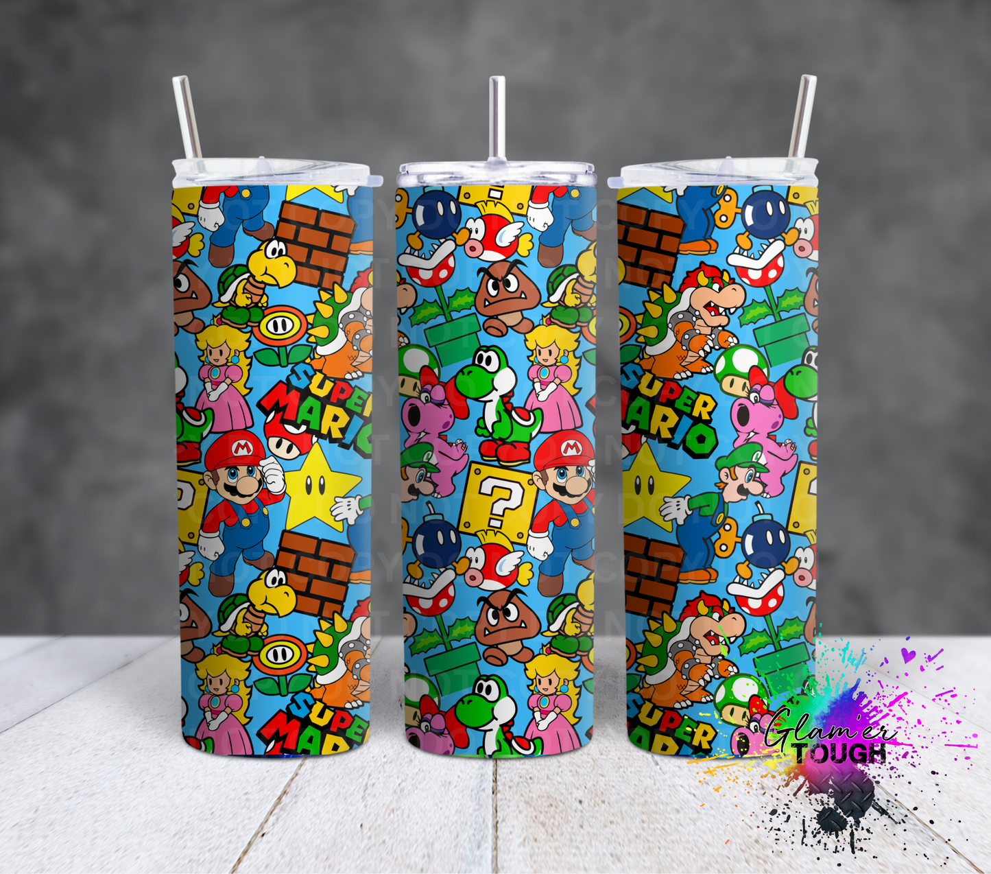 Blue Plumber Crew- 20oz Tumbler