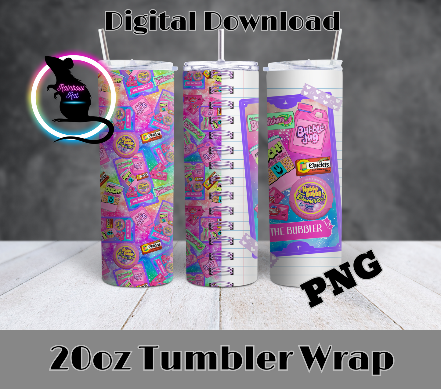 Nostalgia X Tarot- 20oz Tumbler Wraps