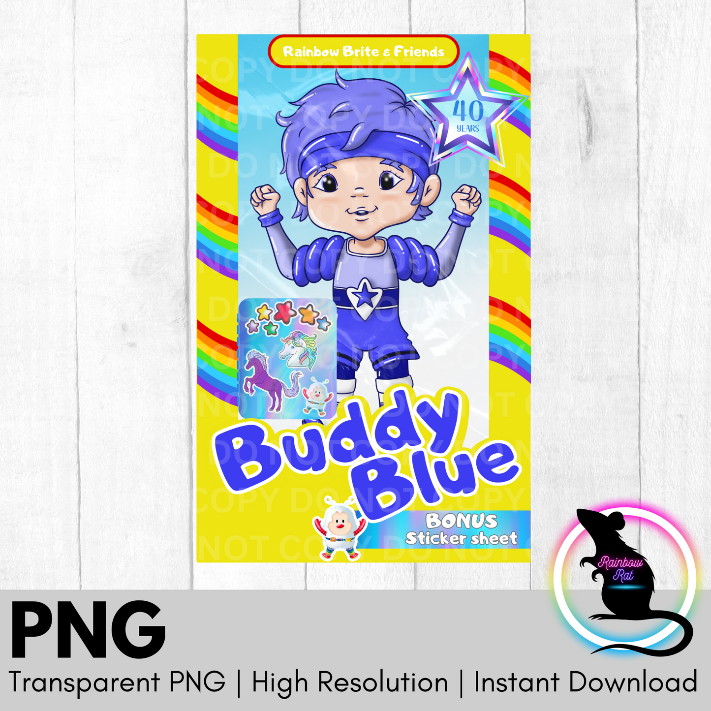 Rainbow Friends Barbie Style- PNG
