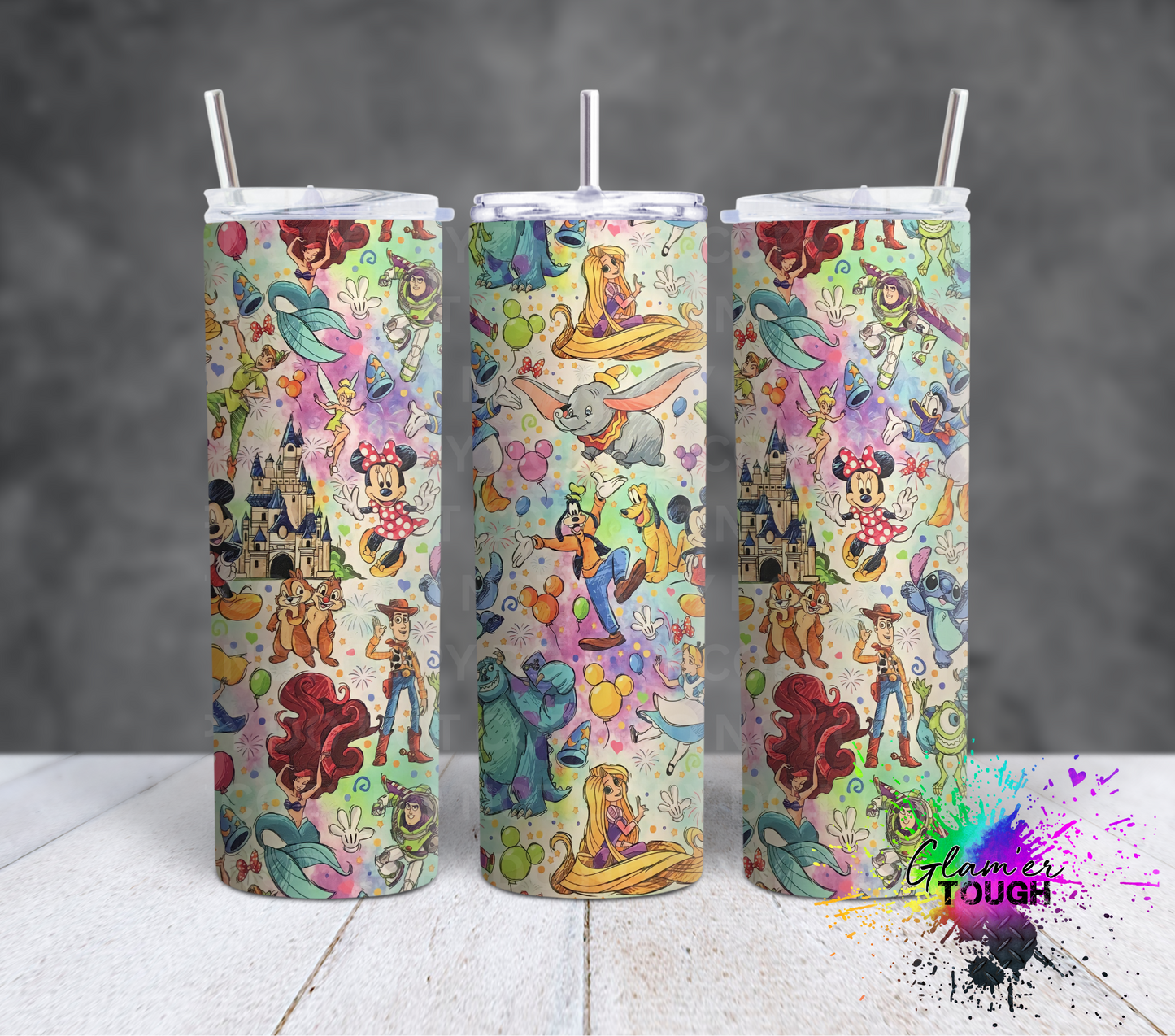 Character Collage- 20oz Tumbler
