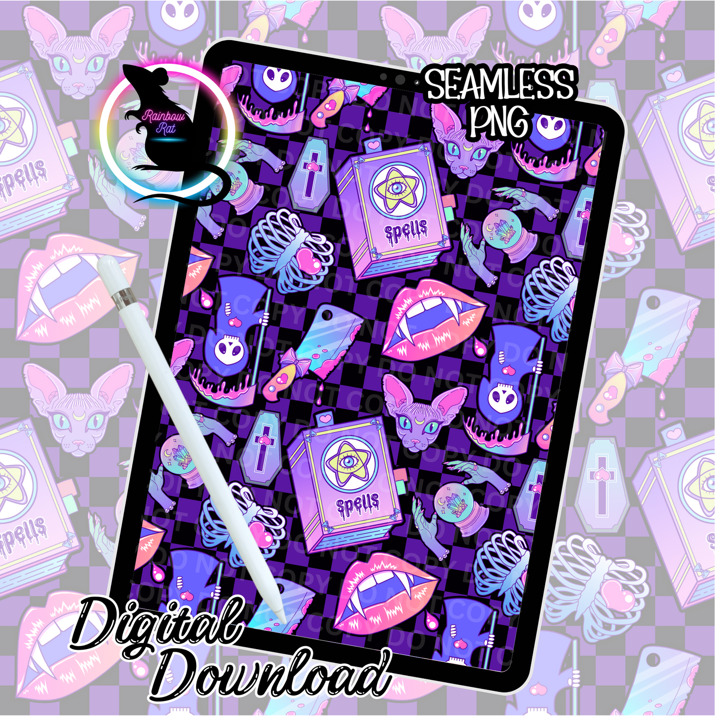 Cute&Creepy- Seamless Design