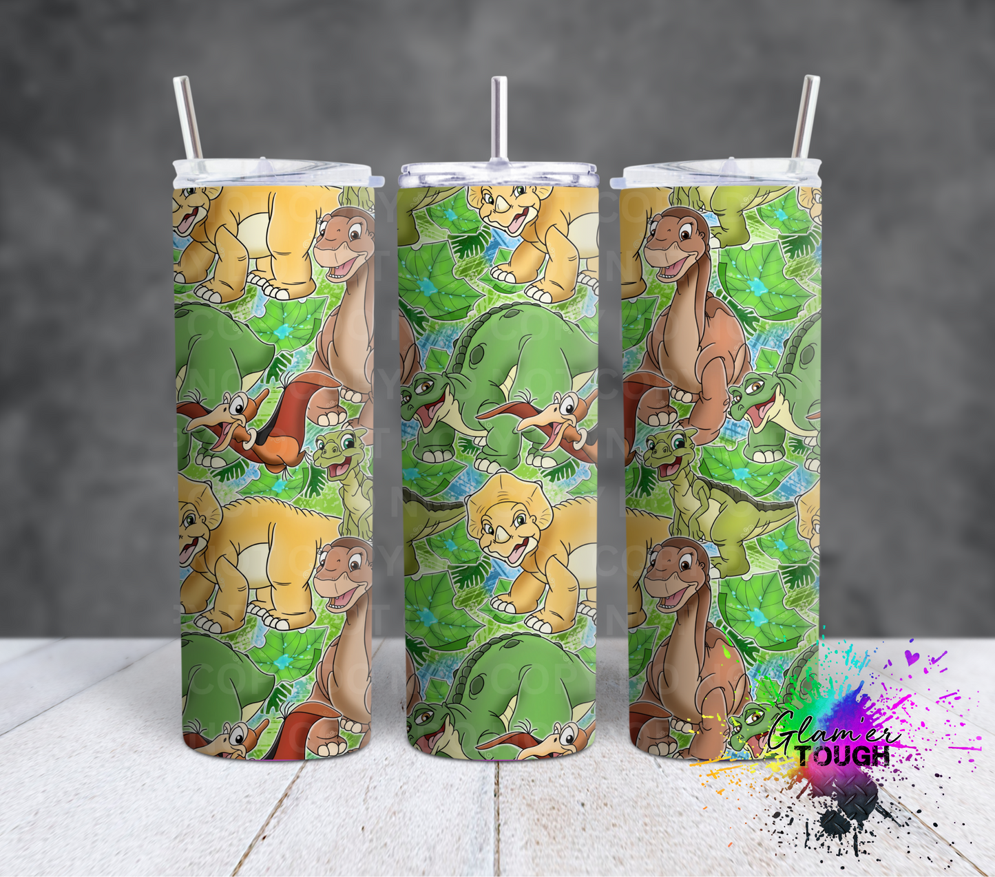 Emotional Damage Dinos- 20oz Tumbler