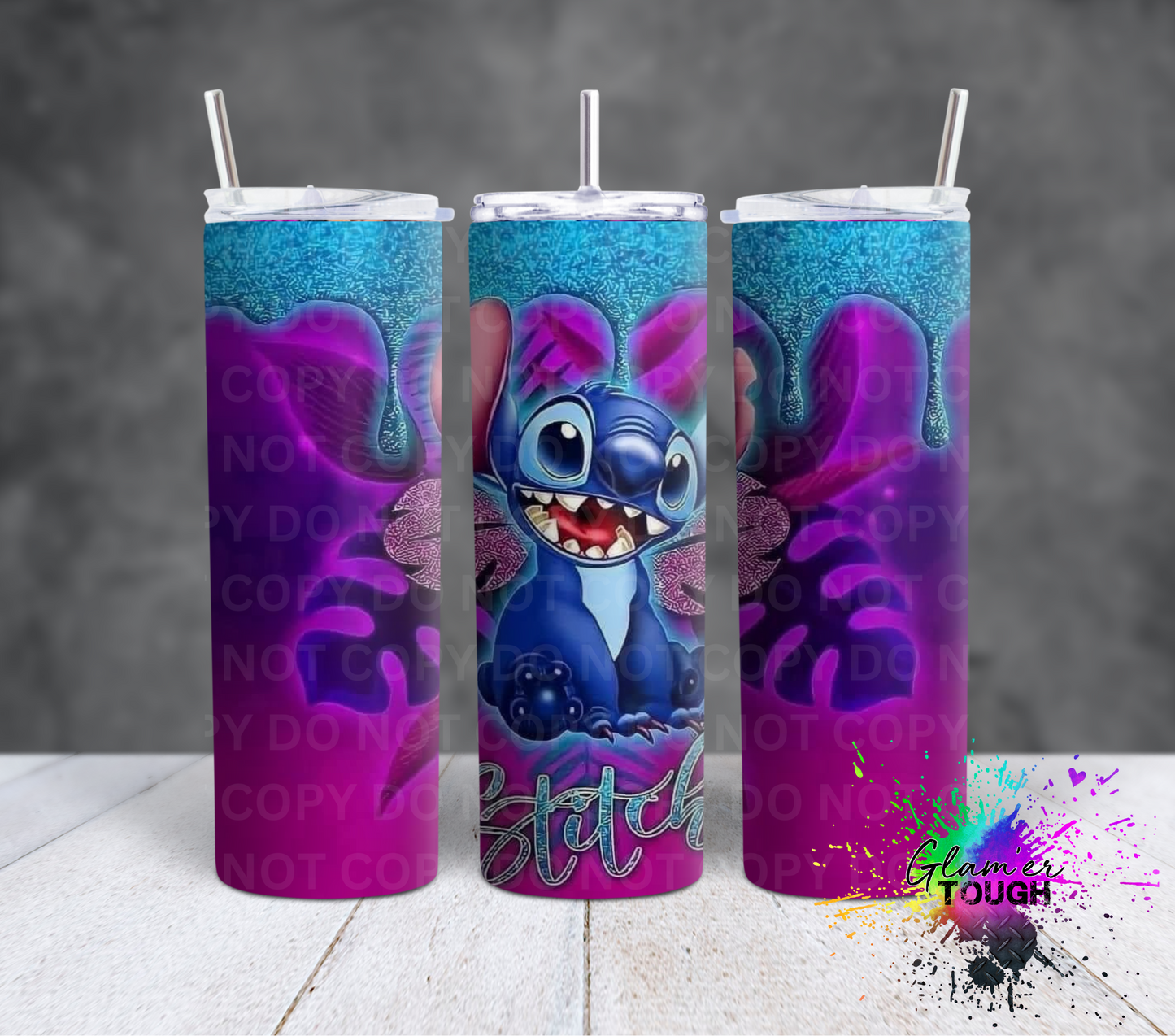 Glitter Drip 626- 20oz Tumbler