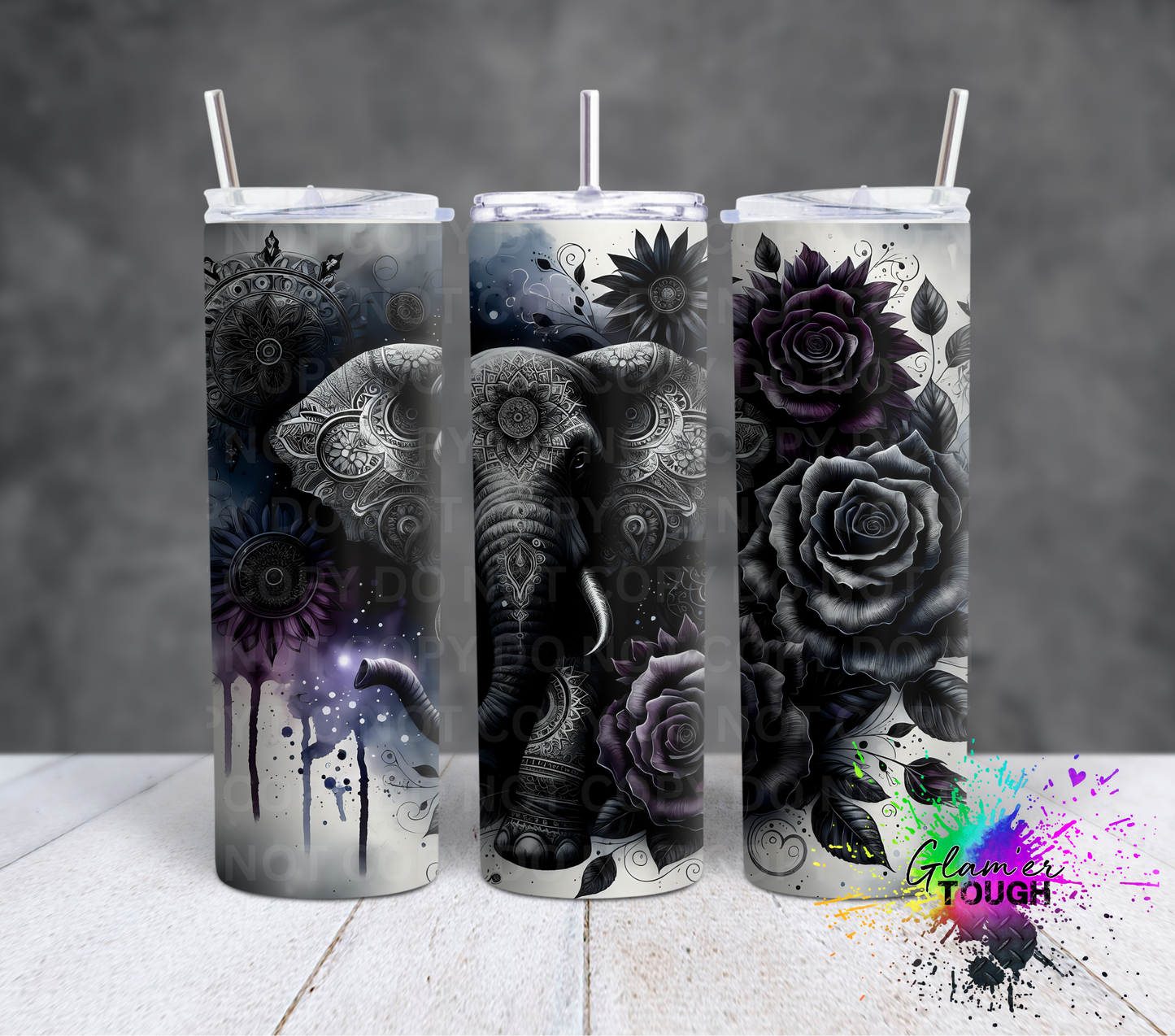 Elephant- 20oz Tumbler