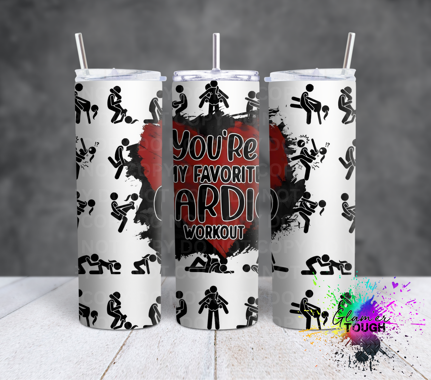 Favourite Cardio- 20oz Tumbler