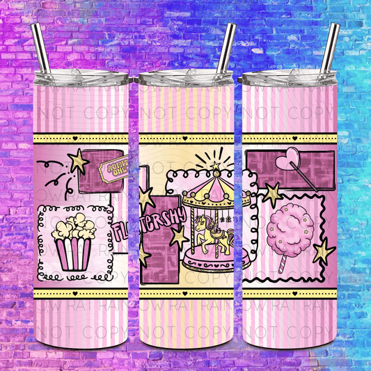 Pastel Patchwork- 20oz Tumbler Wrap Singles