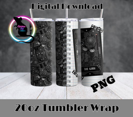 Nostalgia X Tarot- 20oz Tumbler Wrap Singles