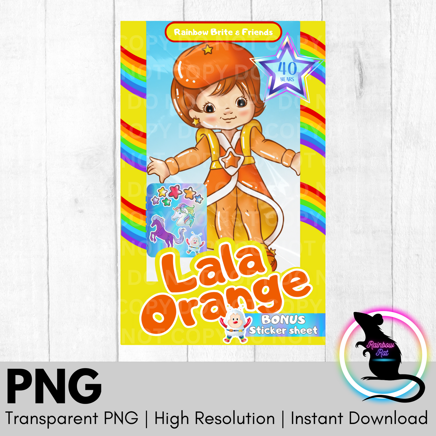 Rainbow Friends Barbie Style- PNG