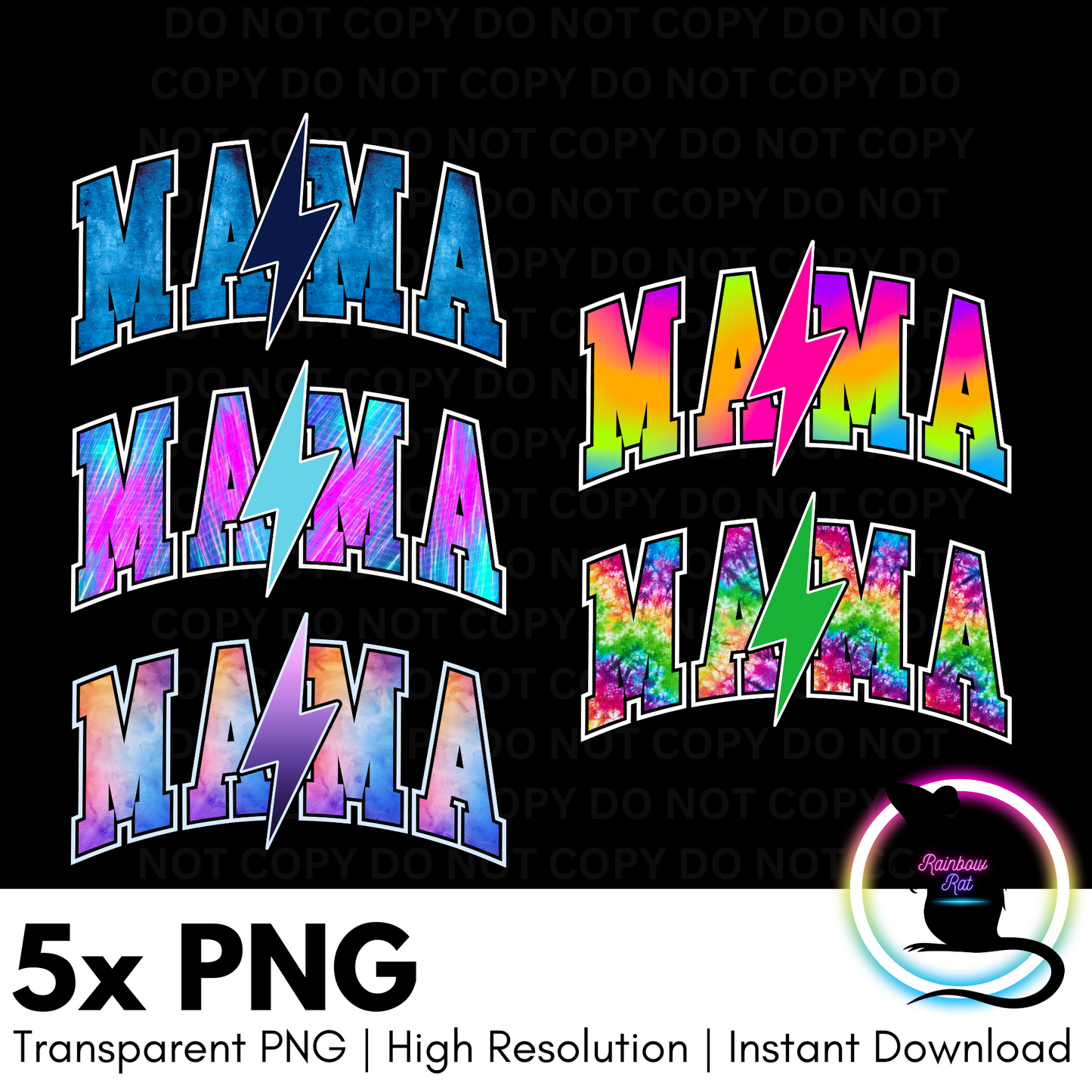 Varsity Mama Set- PNG