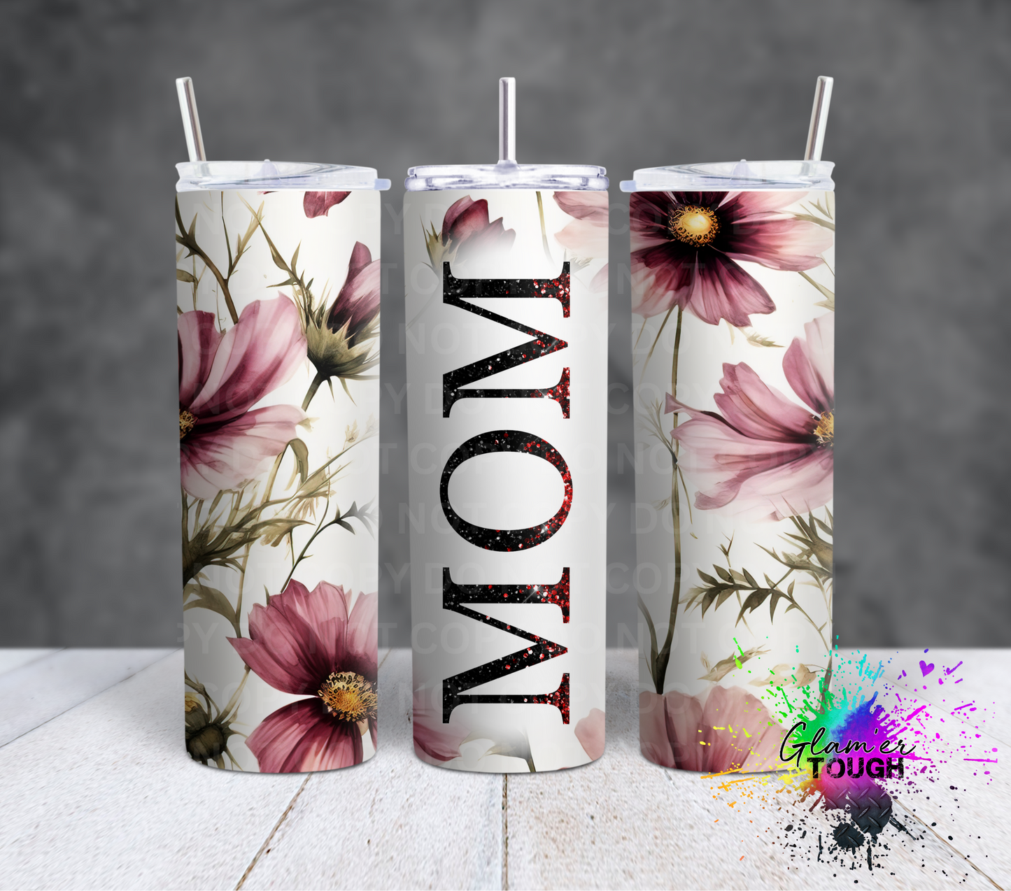 Mom Floral- 20oz Tumbler