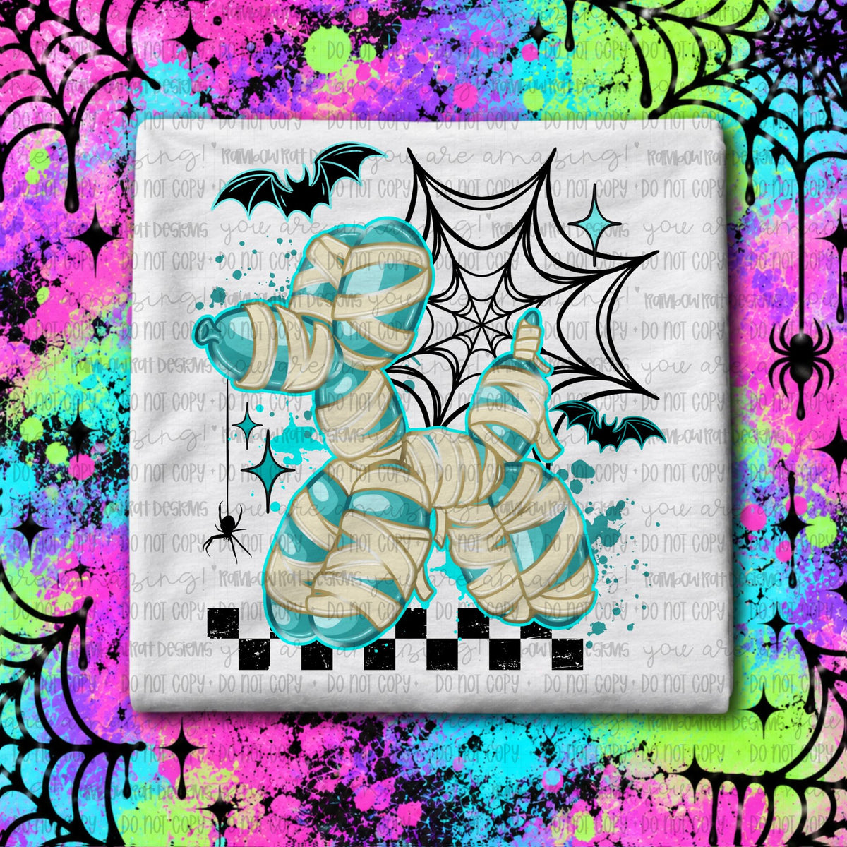 Halloween Balloon Dogs- PNG Singles