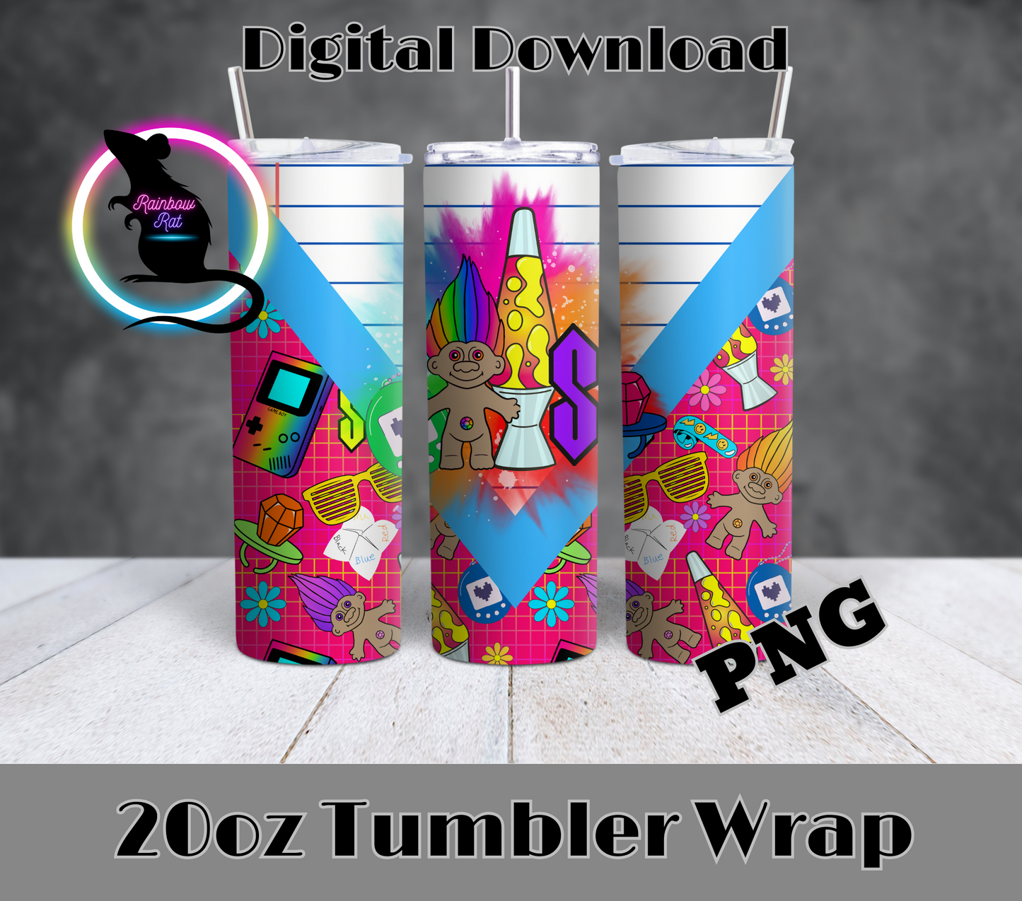 Nostalgia- 20oz Tumbler Wrap