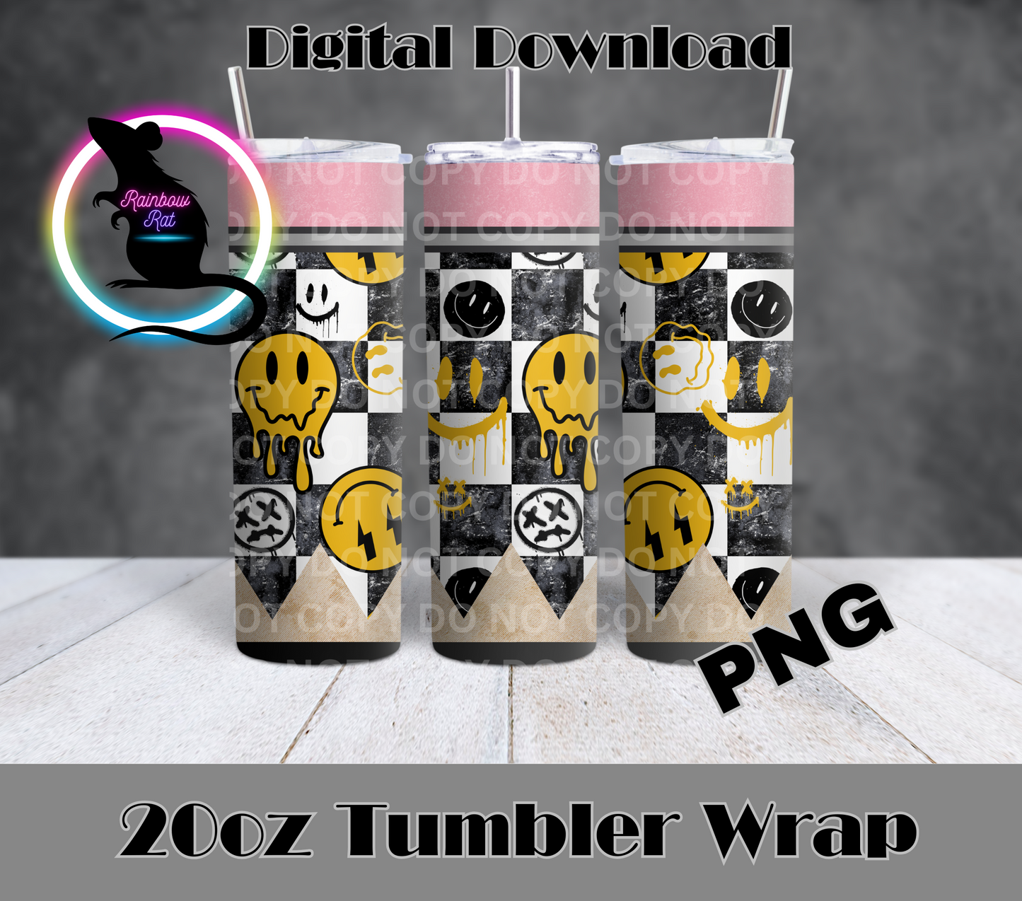 Pencil- 20oz Tumbler Wrap