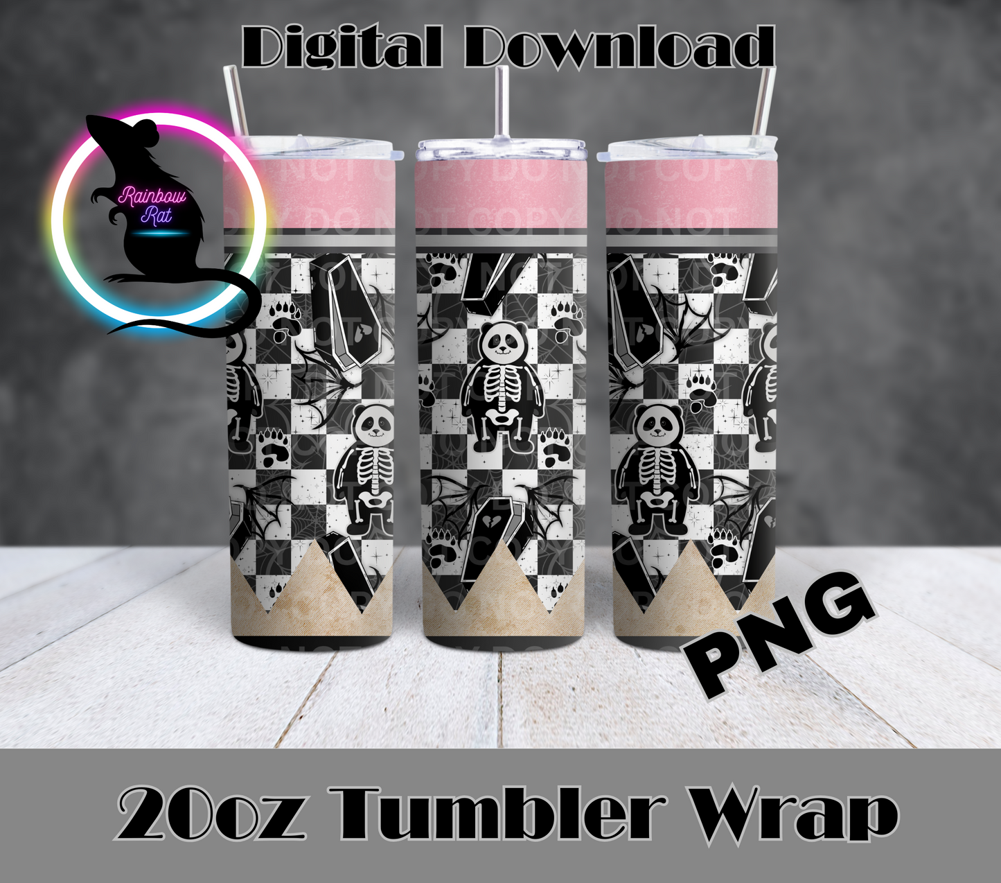 Pencil- 20oz Tumbler Wrap