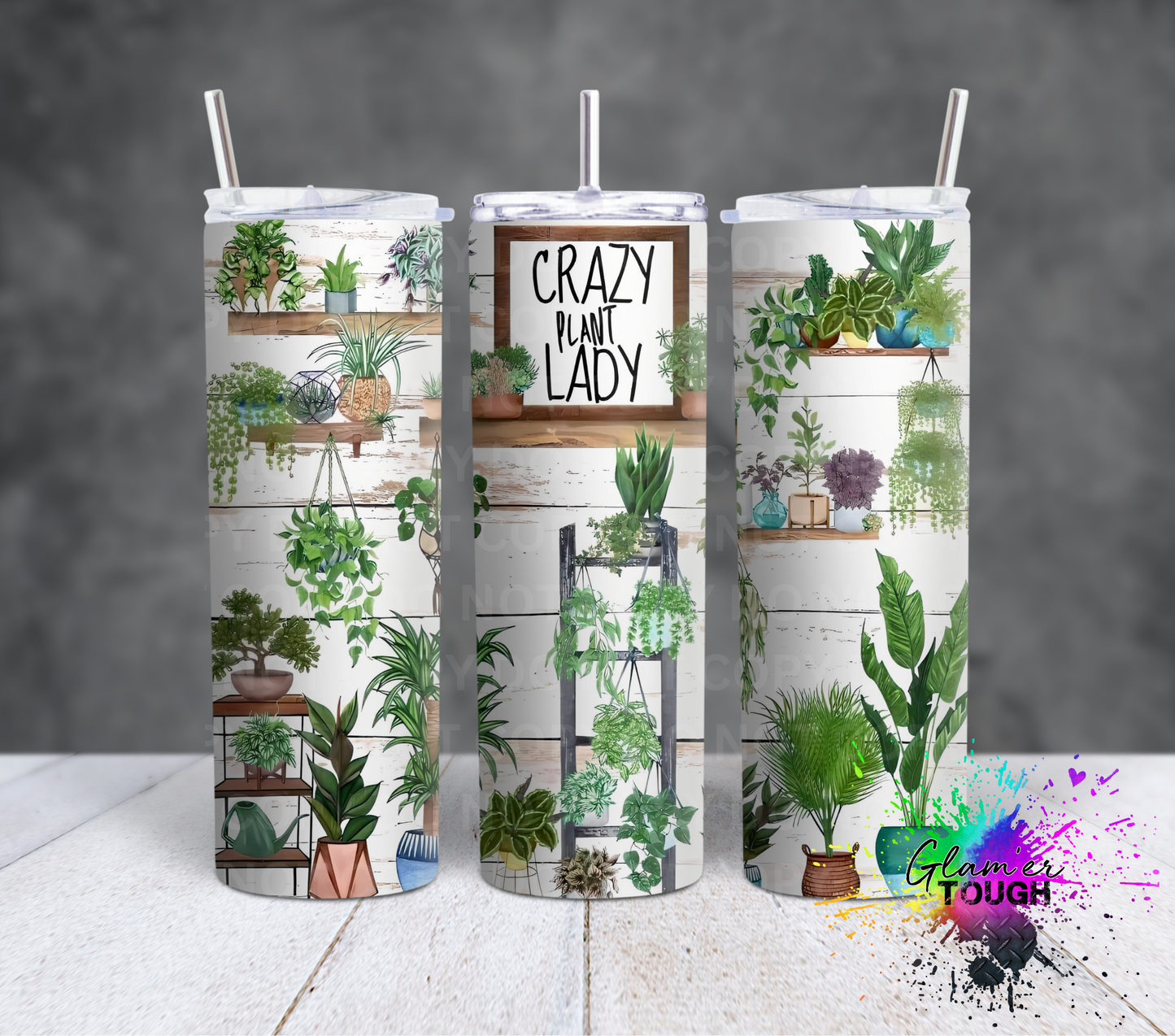 Crazy Plant Lady- 20oz Tumbler