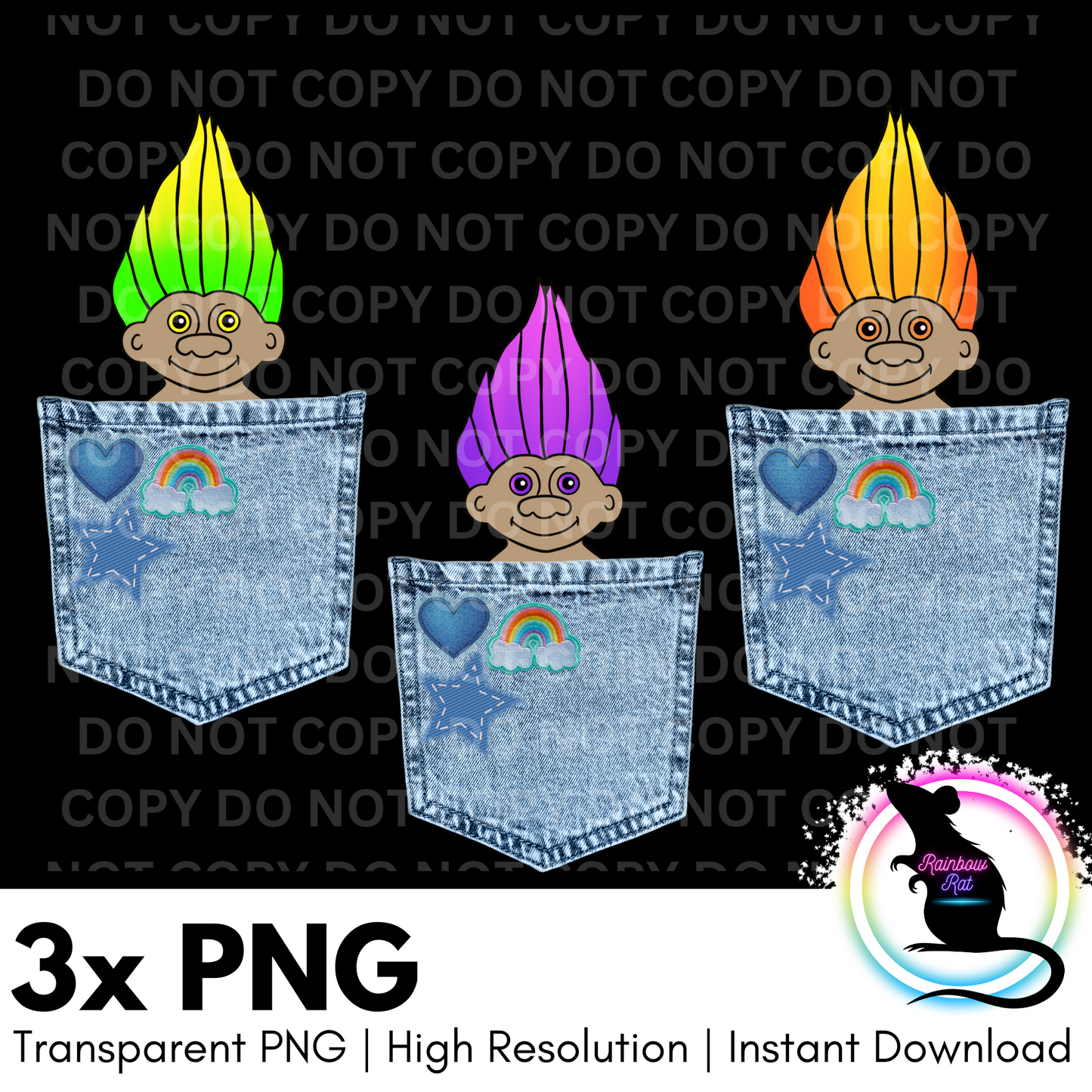 Pocket Pals Set- PNG