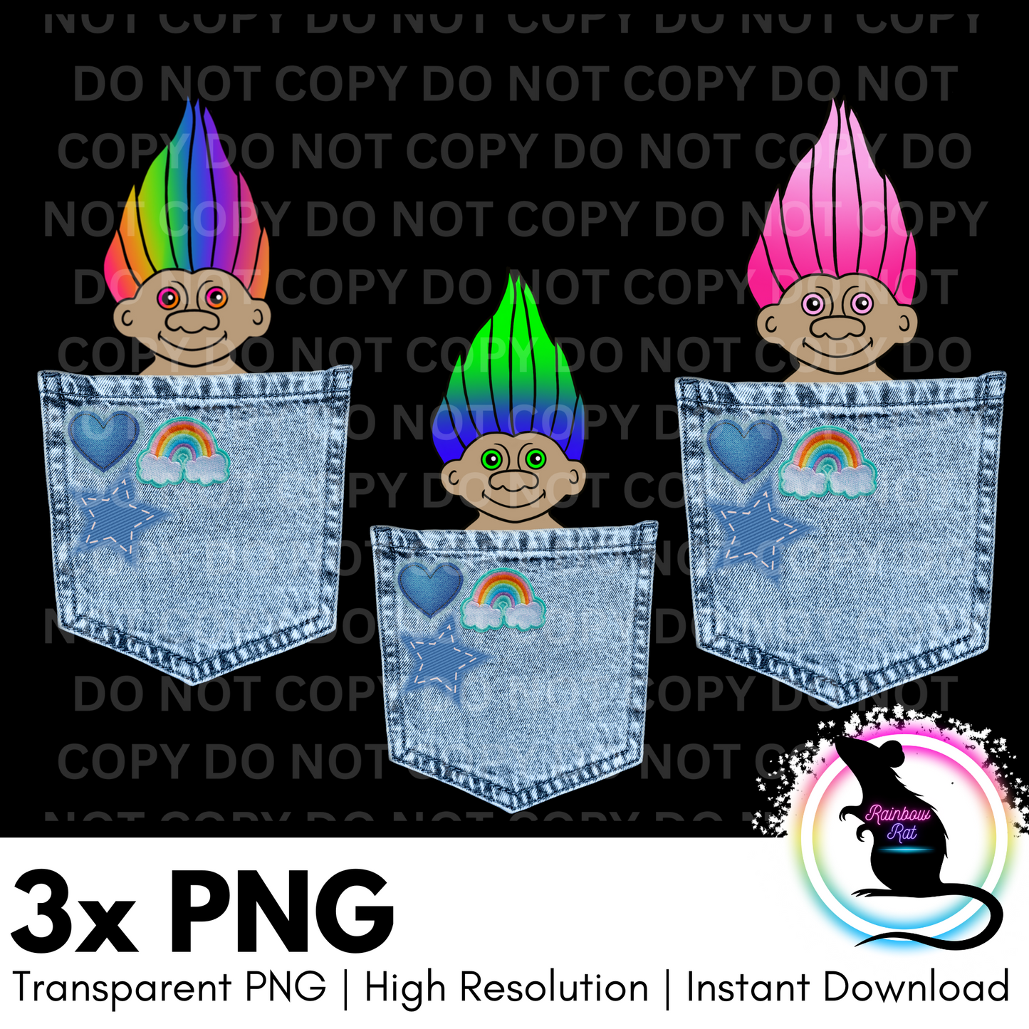 Pocket Pals Set- PNG