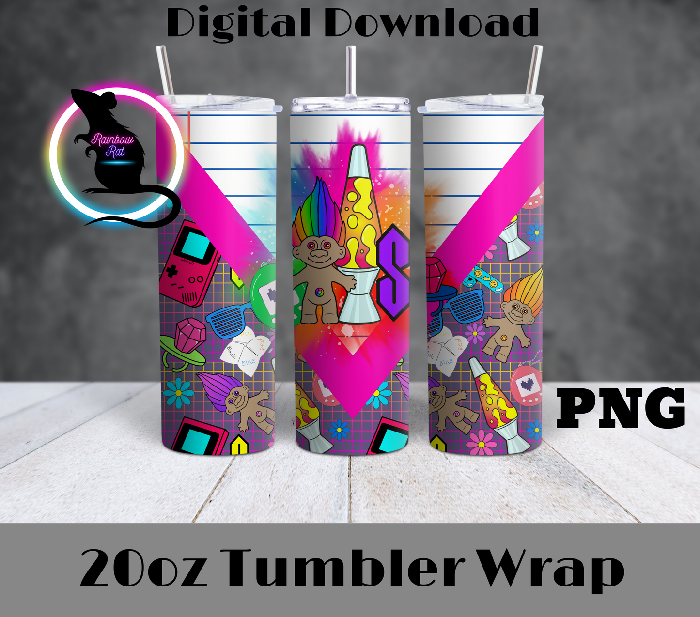 Nostalgia- 20oz Tumbler Wrap