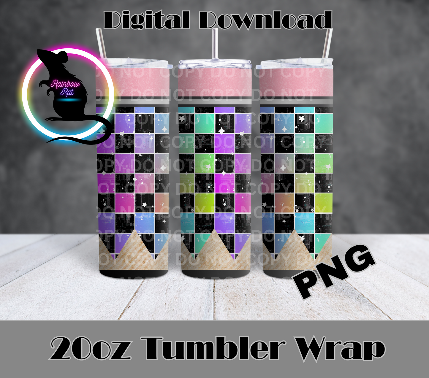 Pencil- 20oz Tumbler Wrap