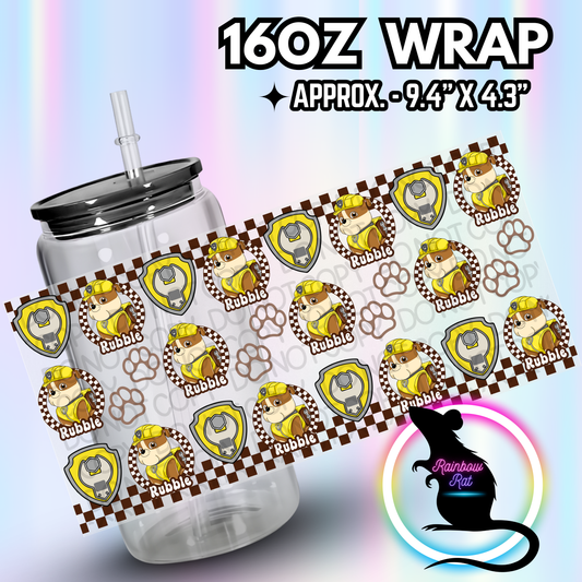 Patrol Dogs Tiled-Libby Wrap Singles