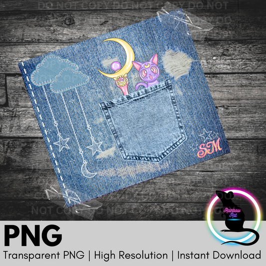 Pastel Anime Pocket Pal- 20oz Tumbler Wrap