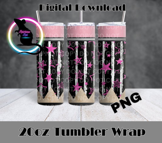 Pencil- 20oz Tumbler Wrap