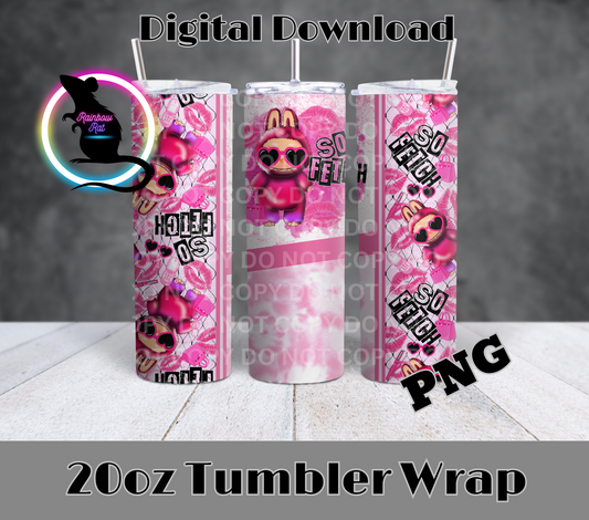 MG X BooBoo- 20oz Tumbler Wrap Singles