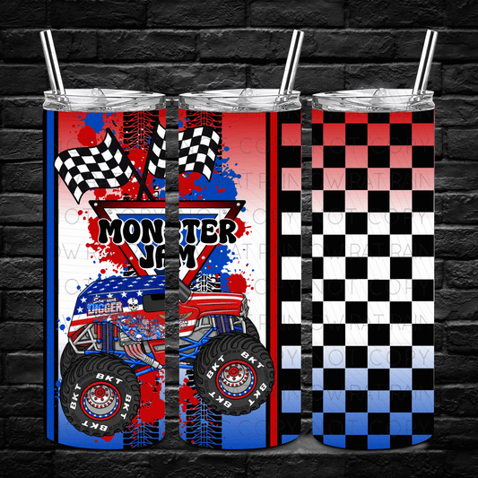 ❤️🤍💙 Mix M.Trucks - 20oz Tumbler Wrap Singles