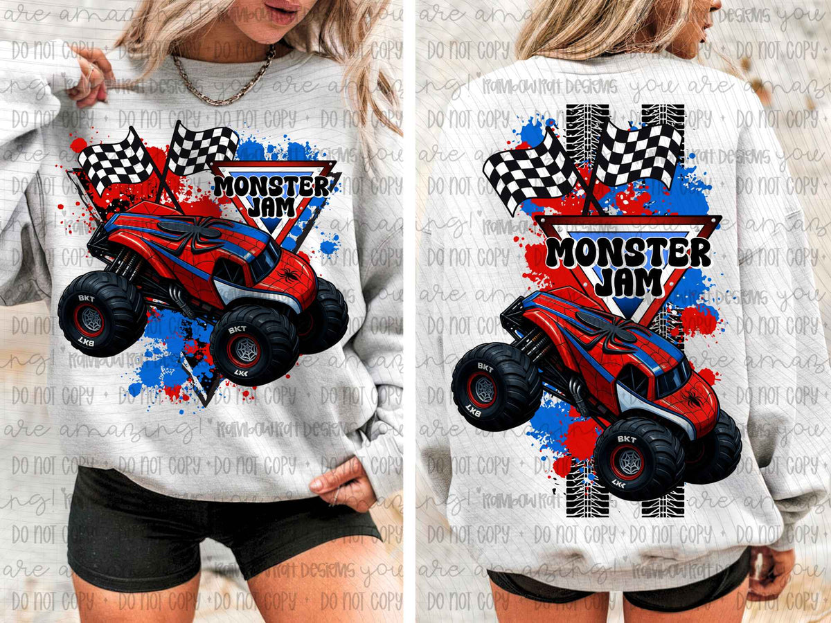 Spider M. Truck- PNG Single with Sleeve