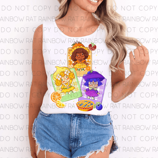 Strawberry Friends- PNG Singles