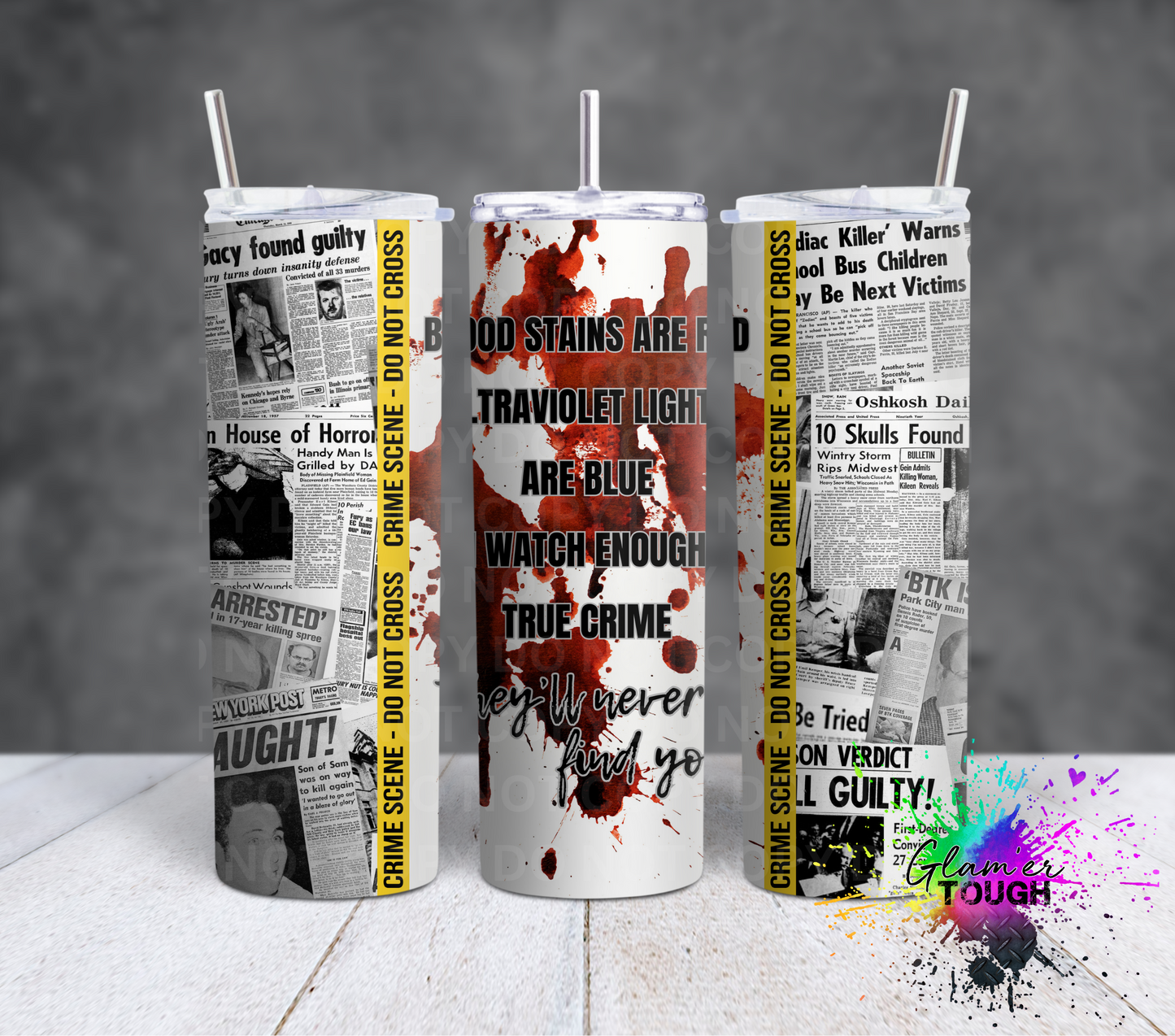 True Crime- 20oz Tumbler