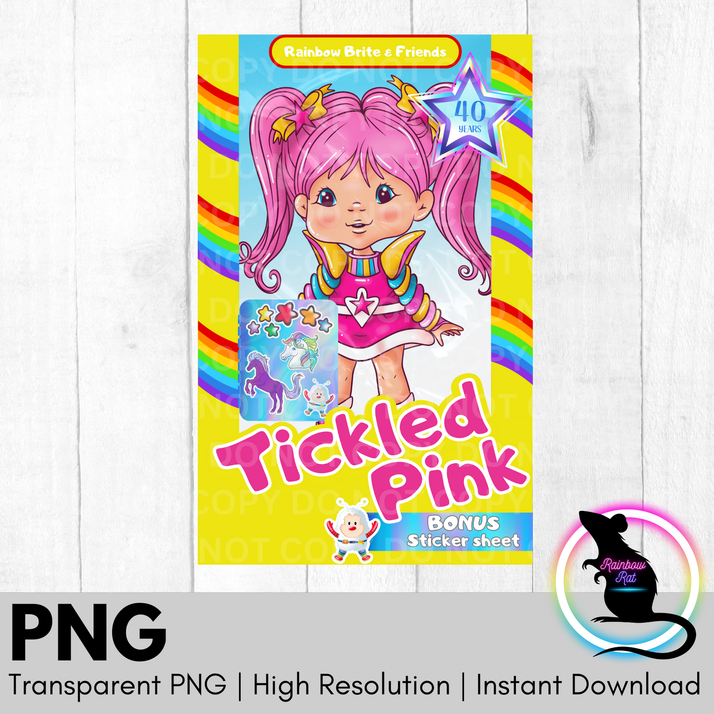 Rainbow Friends Barbie Style- PNG