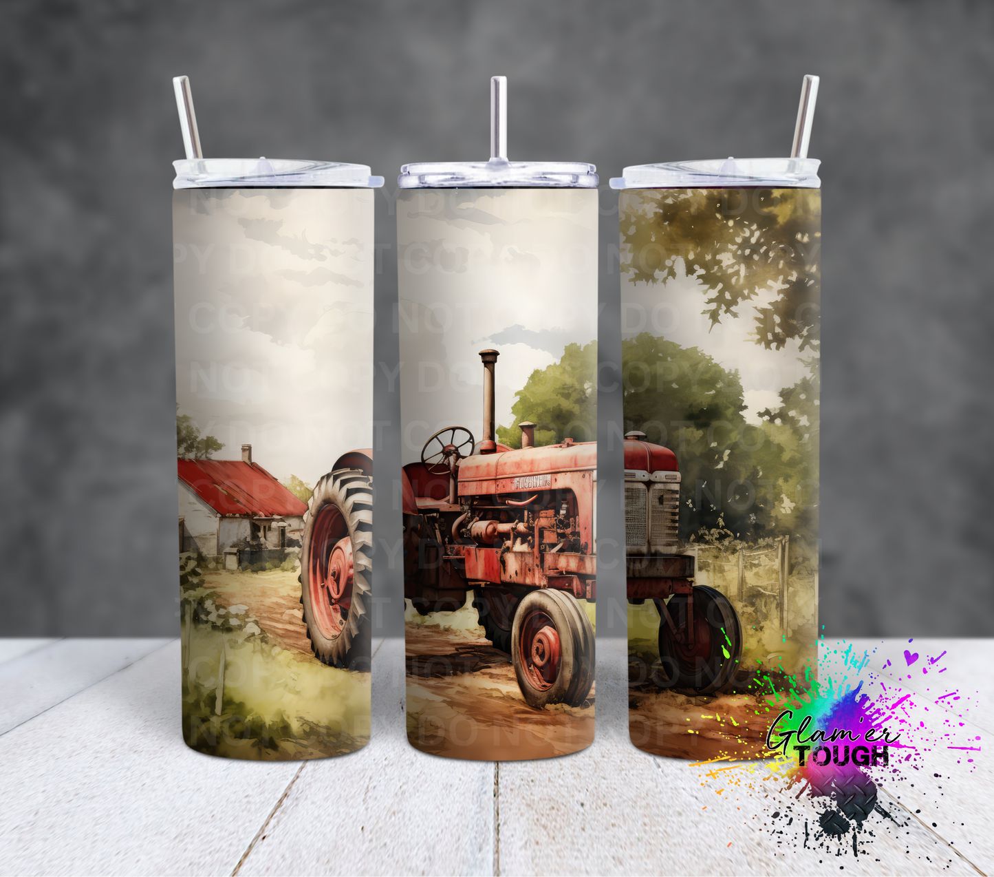 Tractor- 20oz Tumbler