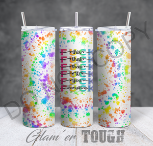 Sassy Collection- 20oz Sublimated Tumbler (straw included)