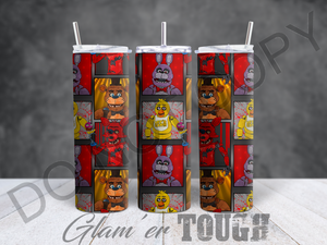 Character Collection- 20oz Sublimated Tumbler (straw included)