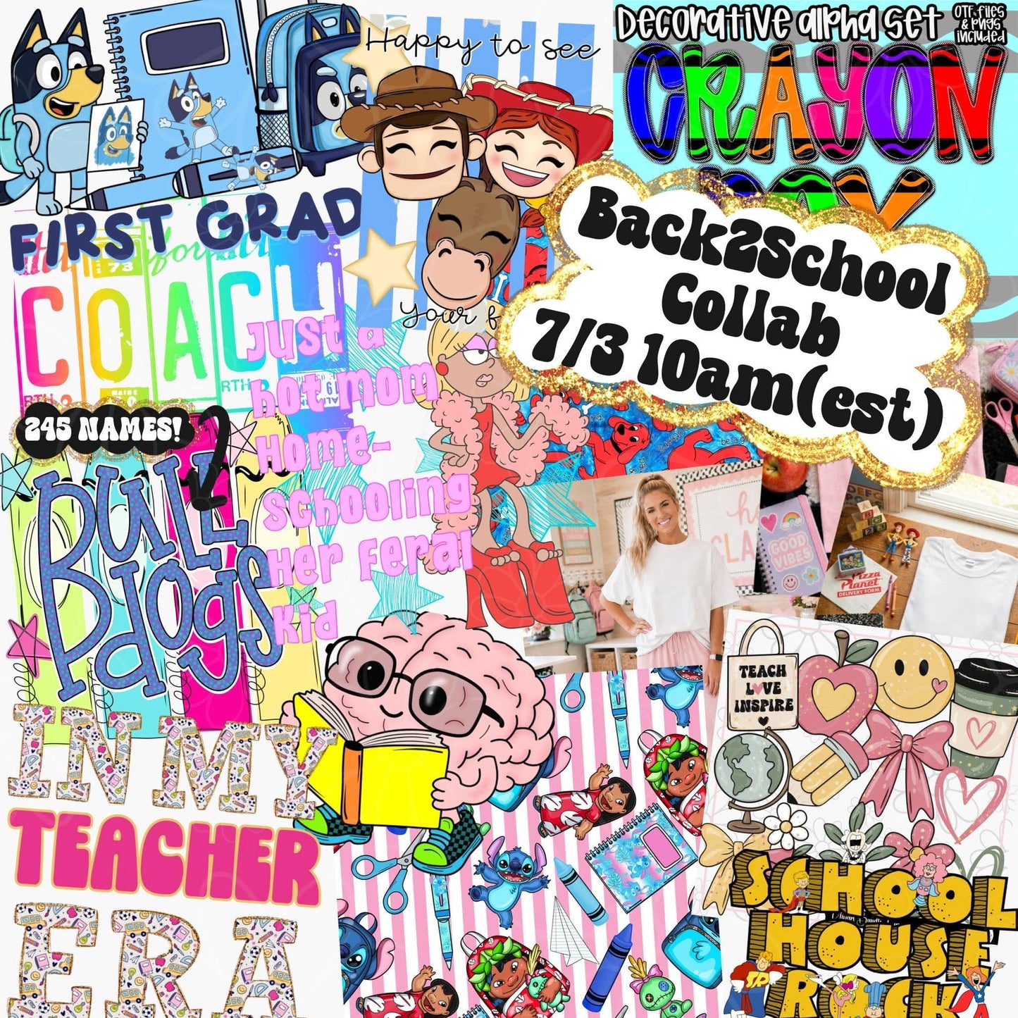 Back 2 School- Collab (9 Designers)