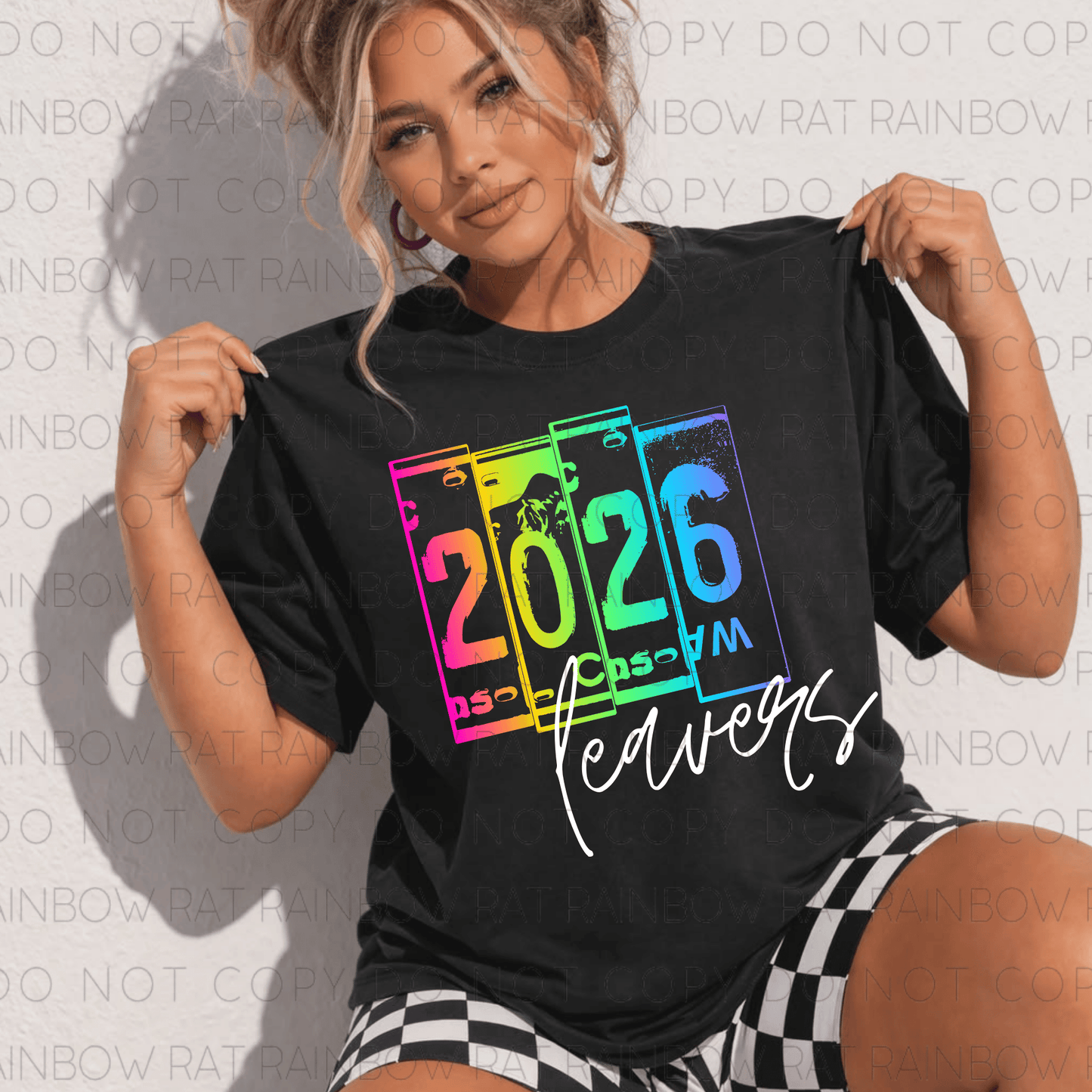 2026 Leavers Grunge Plate- PNG Single