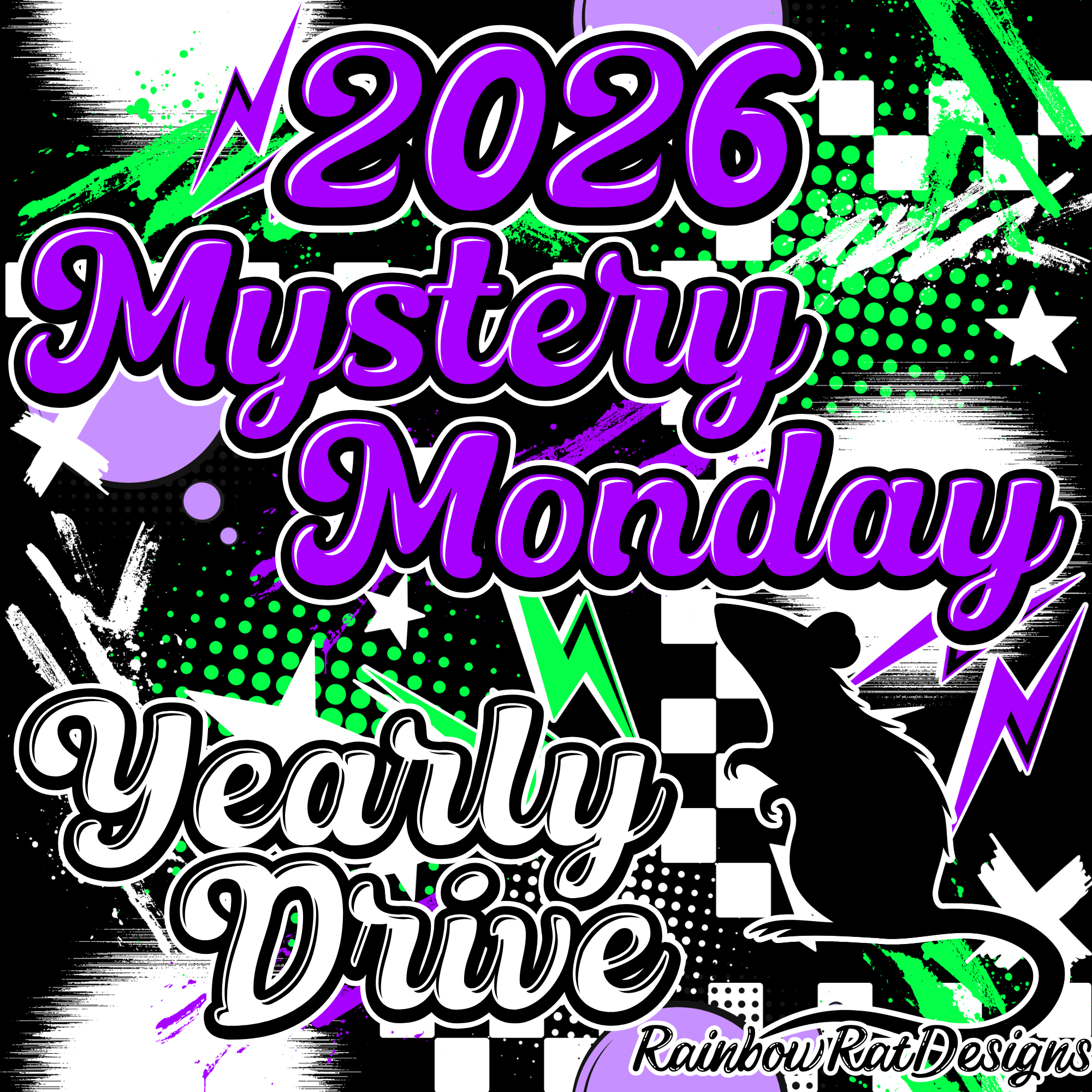 2026 Mystery Monday- Yearly Drive – Glam’er Tough | Rainbow Rat Designs